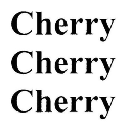CHERRY CHERRY CHERRY trademark