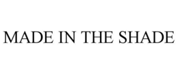 MADE IN THE SHADE trademark