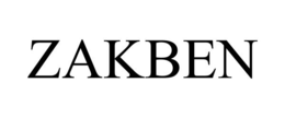 ZAKBEN trademark