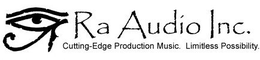 RA AUDIO INC. CUTTING-EDGE PRODUCTION MUSIC. LIMITLESS POSSIBILITY. trademark