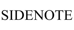 SIDENOTE trademark