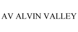 AV ALVIN VALLEY trademark