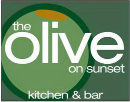 THE OLIVE ON SUNSET KITCHEN & BAR trademark