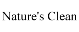 NATURE'S CLEAN trademark