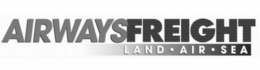 AIRWAYSFREIGHT LAND ·AIR · SEA trademark