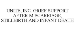 UNITE, INC. GRIEF SUPPORT AFTER MISCARRIAGE, STILLBIRTH AND INFANT DEATH trademark