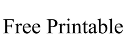 FREE PRINTABLE trademark