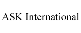 ASK INTERNATIONAL trademark