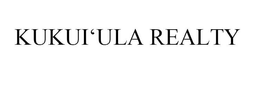KUKUI'ULA REALTY trademark