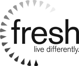 FRESH LIVE DIFFERENTLY. trademark