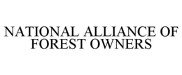 NATIONAL ALLIANCE OF FOREST OWNERS trademark