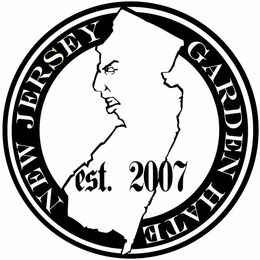 NEW JERSEY GARDEN HATE EST. 2007 trademark