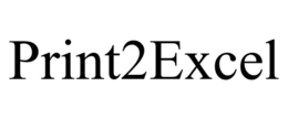PRINT2EXCEL trademark