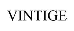 VINTIGE trademark