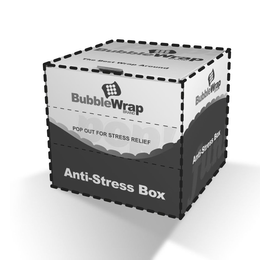BUBBLEWRAP BRAND POP OUT FOR STRESS RELIEF ANTI-STRESS BOX trademark