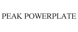 PEAK POWERPLATE trademark