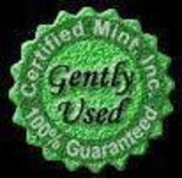 GENTLY USED CERTIFIED MINT INC. 100% GUARANTEED trademark