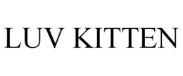 LUV KITTEN trademark