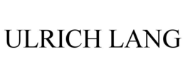 ULRICH LANG trademark