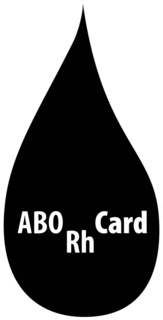 ABO RH CARD trademark