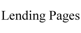 LENDING PAGES trademark