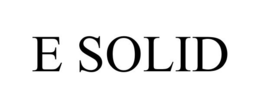 E SOLID trademark