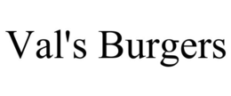VAL'S BURGERS trademark