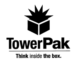 TOWERPAK THINK INSIDE THE BOX. trademark