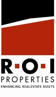 R O I PROPERTIES ENHANCING REAL ESTATE ASSETS trademark