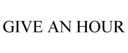 GIVE AN HOUR trademark