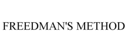 FREEDMAN'S METHOD trademark