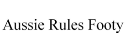 AUSSIE RULES FOOTY trademark