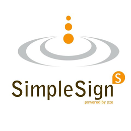 SIMPLESIGN S POWERED BY P2E trademark