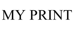 MY PRINT trademark