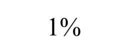 1% trademark