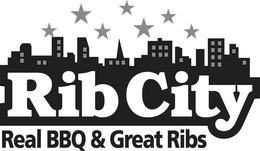 RIB CITY REAL BBQ & GREAT RIBS trademark