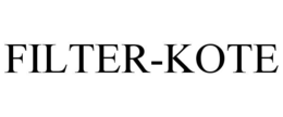 FILTER-KOTE trademark