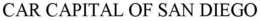 CAR CAPITAL OF SAN DIEGO trademark