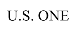 U.S. ONE trademark