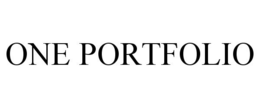 ONE PORTFOLIO trademark