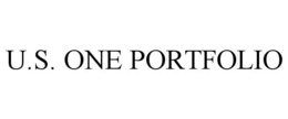 U.S. ONE PORTFOLIO trademark