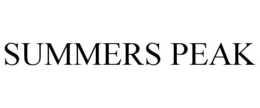 SUMMERS PEAK trademark