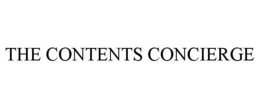 THE CONTENTS CONCIERGE trademark
