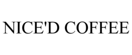 NICE'D COFFEE trademark