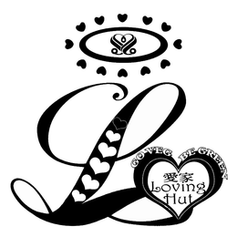 L LOVING HUT GO VEG BE GREEN trademark