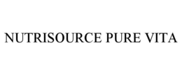NUTRISOURCE PURE VITA trademark