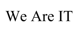 WE ARE IT trademark