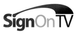 SIGNON TV trademark