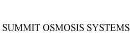SUMMIT OSMOSIS SYSTEMS trademark