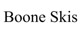 BOONE SKIS trademark